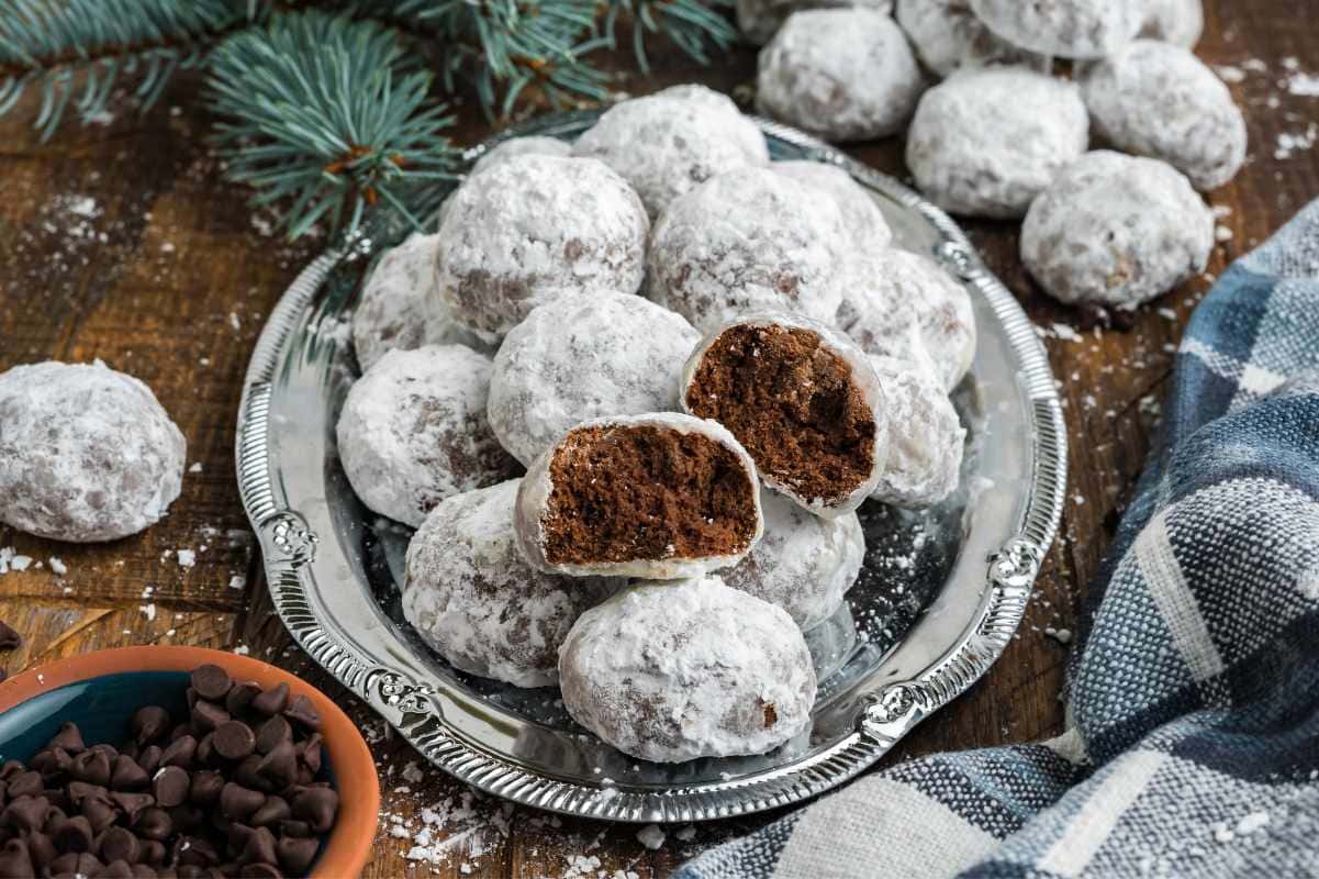 Chocolate Snowball Cookies Recipe