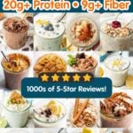 Overnight oats recipes collage